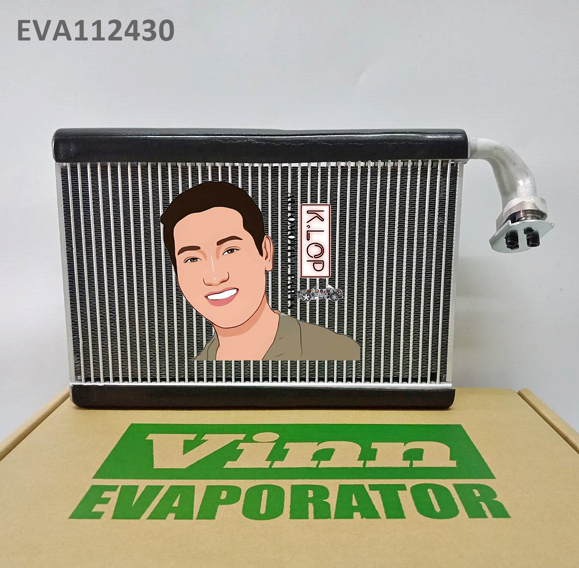 EVA112430 คอยล์เย็น(Vinn) YANMAR SK35 , SK50 (Parallel)