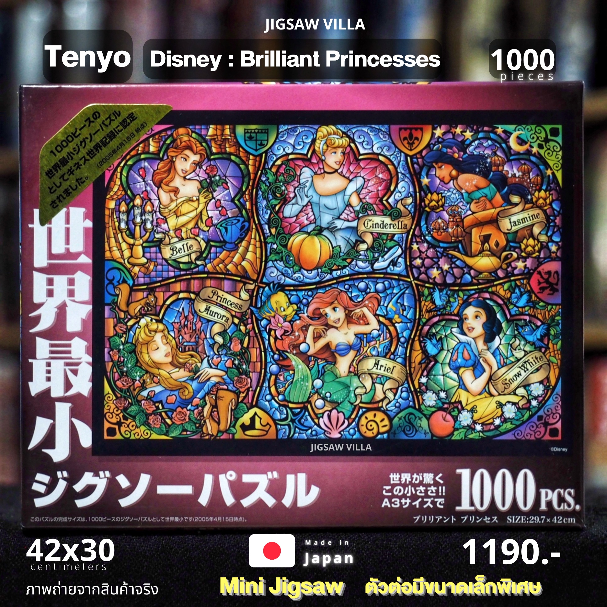 Tenyo - Disney : Brilliant Princesses (Gyutto Size) 1000 pcs.