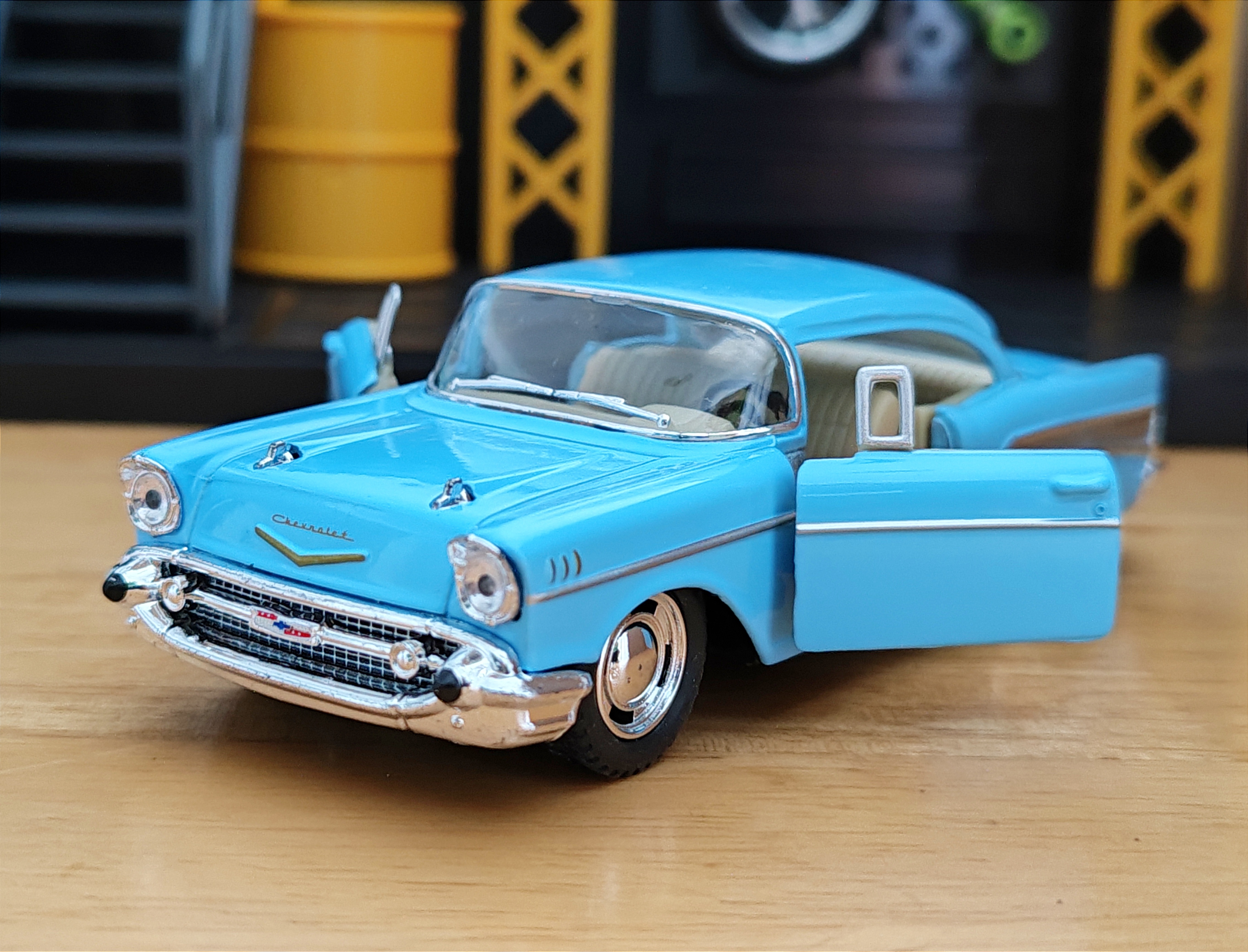 1957 Chevrolet Bel Air โมเดลรถเหล็ก (ปลีก-ส่ง)