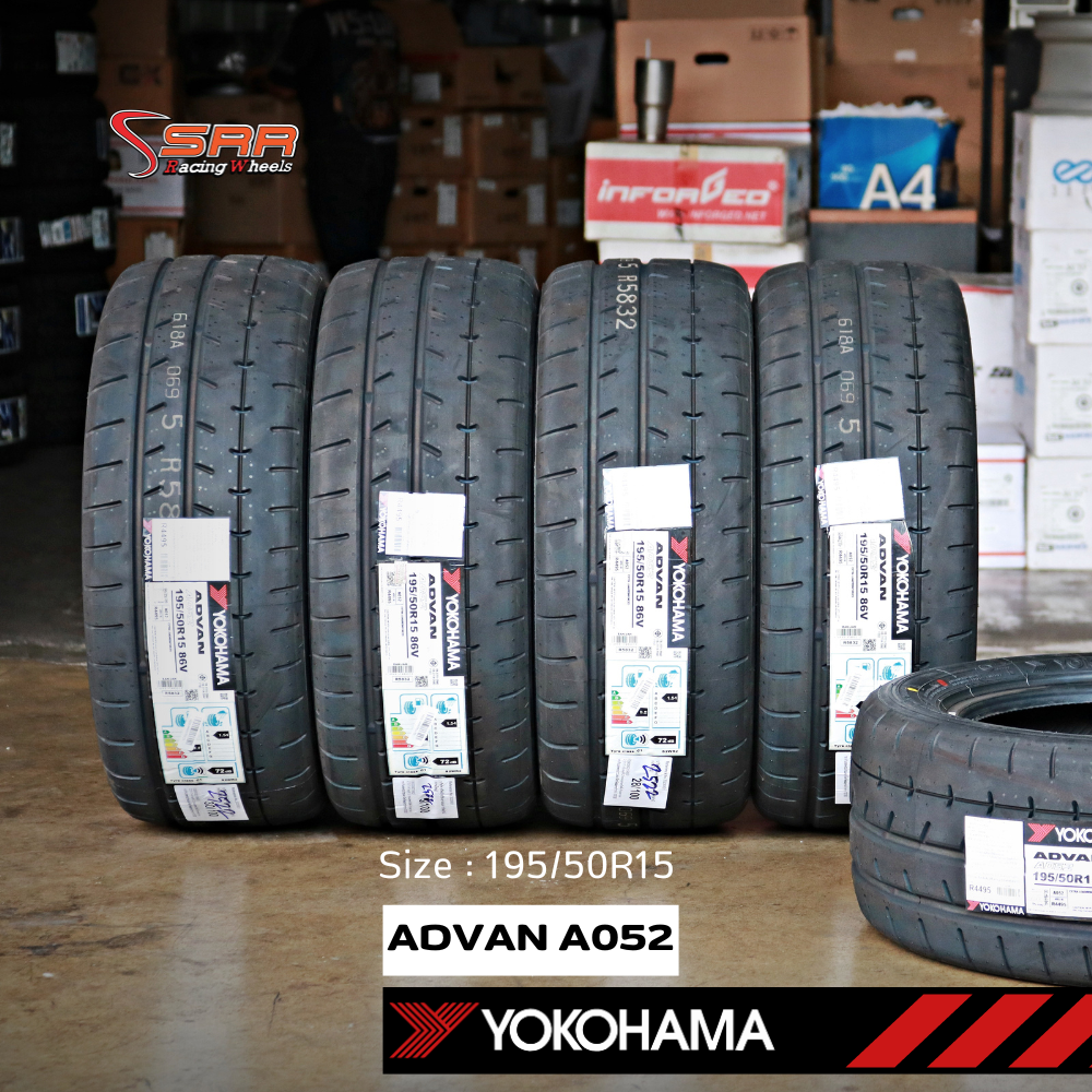 YOKOHAMA ADVAN A052 195/50R15 ยางสปอร์ตญี่ปุ่น ราคาพิเศษ