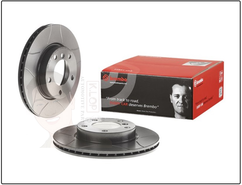จานเบรค-หน้ารุ่น XMAX (ยี่ห้อ Brembo) BMW 3 E36 E46, Z3 E36, Z4 E85 (HC)