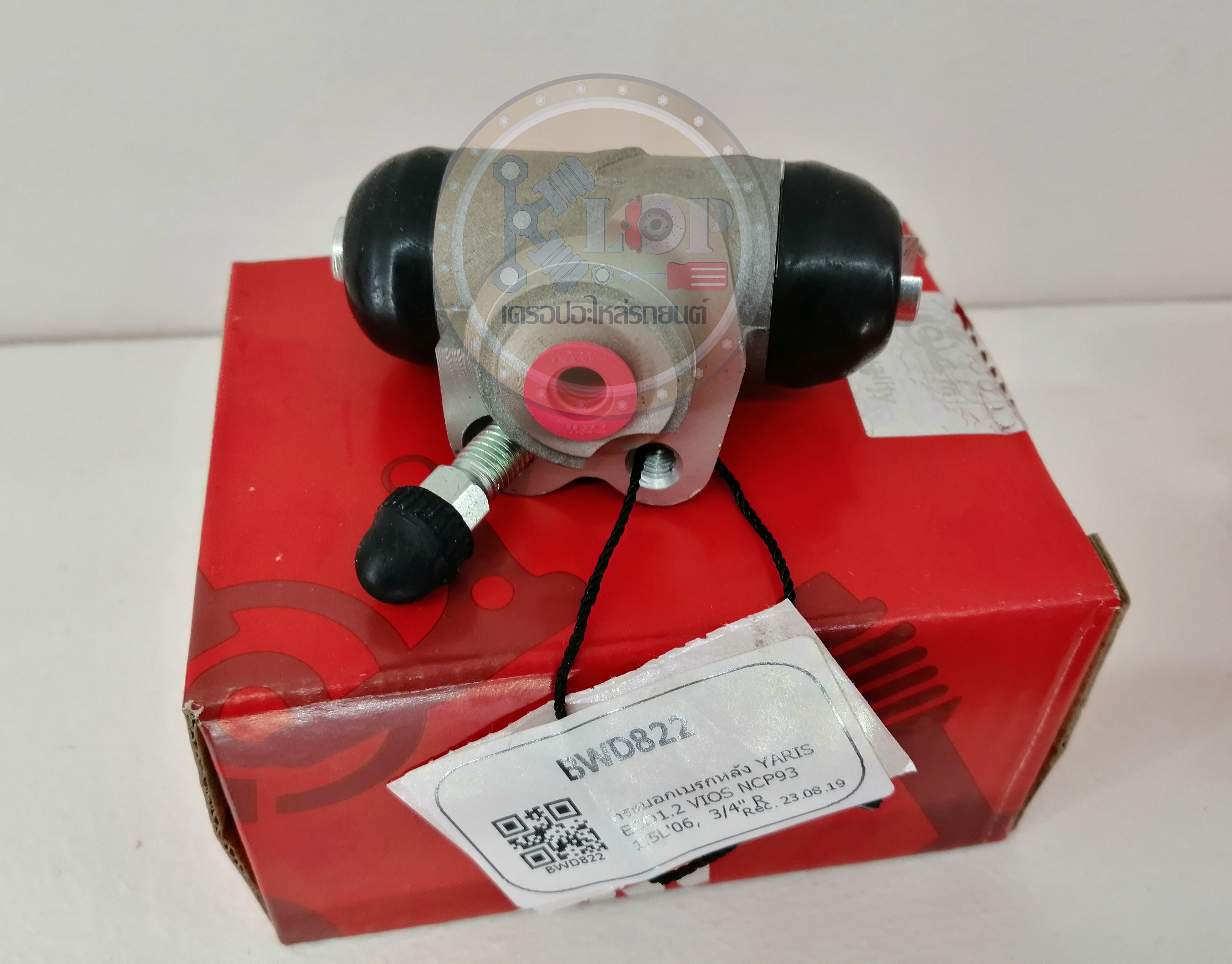 BWD822 กระบอกเบรกหลังขวา TOYOTA VIOS NCP93 1.5L '06, YARIS ECO1.2 3/4" R
