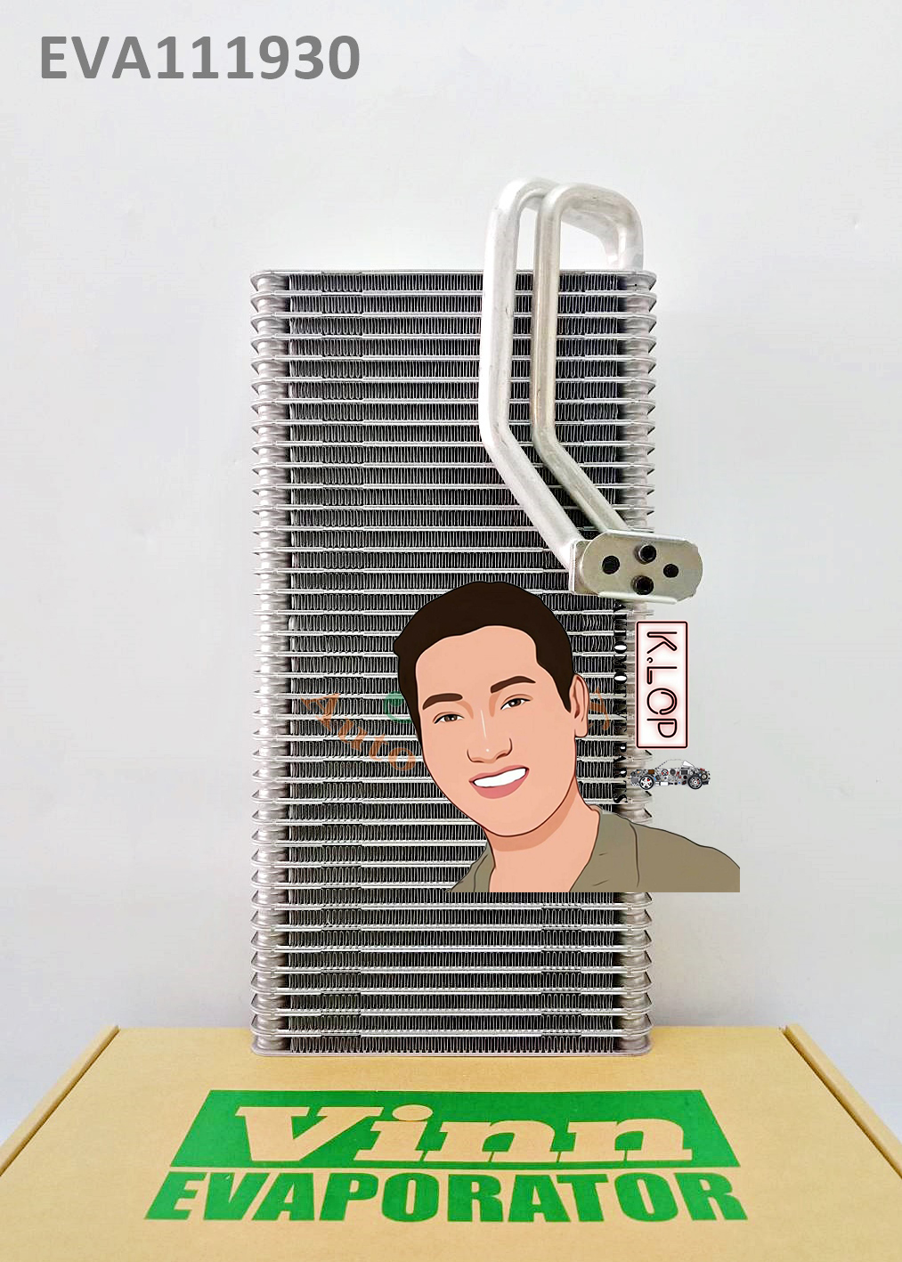 EVA111930 คอยล์เย็น(Vinn) SANY CRANE (Laminated)
