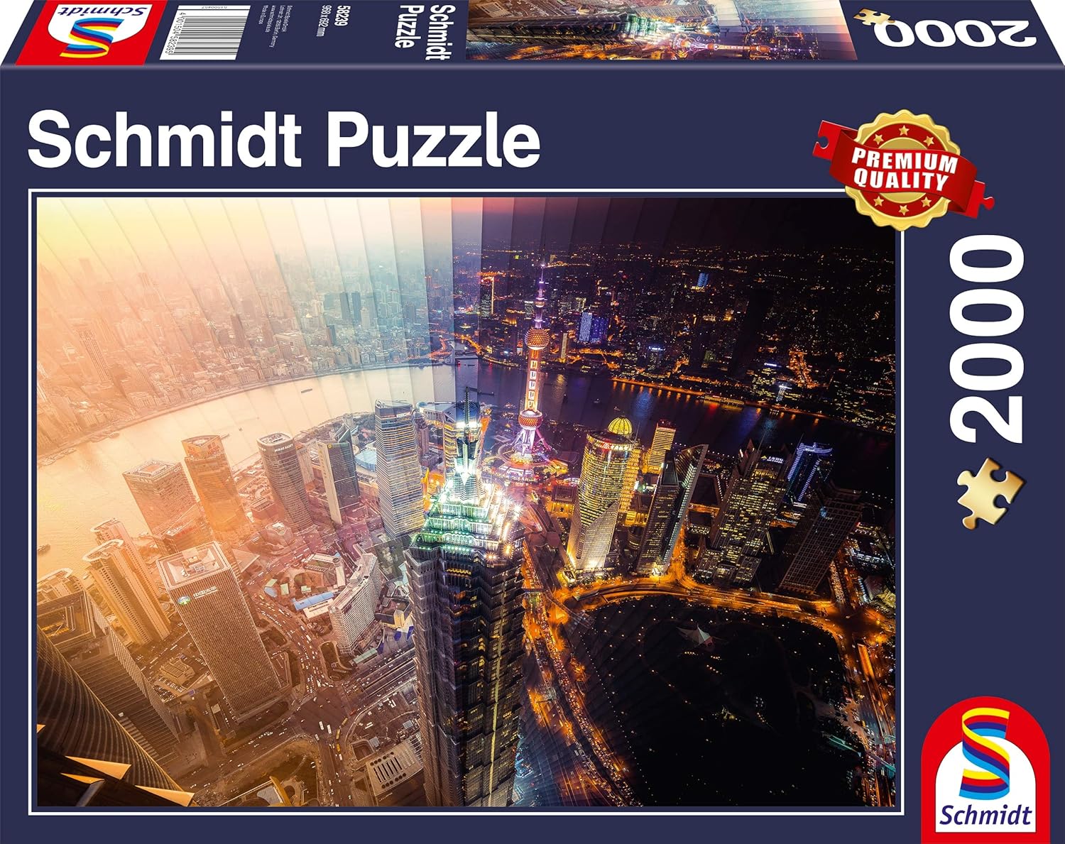 Schmidt - Day and Night Time Slice (Shanghai) 2000 pcs.