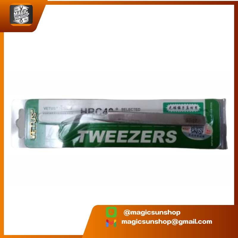 VETUS ST-17 Stainless Steel Tweezers