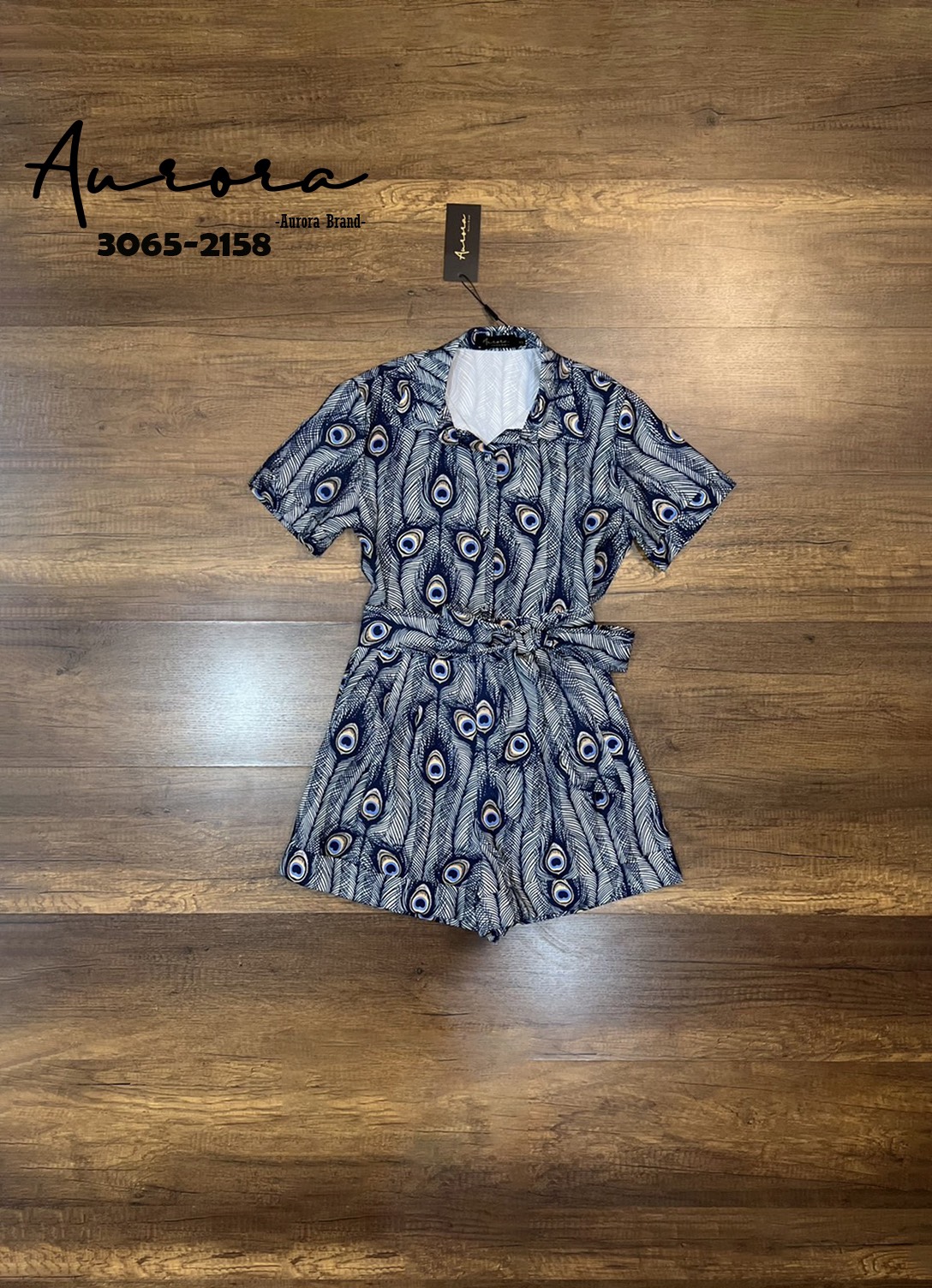 3065-2158 Setเสื้อลวดลายสวยเกร๋ ผ้าดีคร่า ผ้าหนานุ่มทุกการสัมผัส