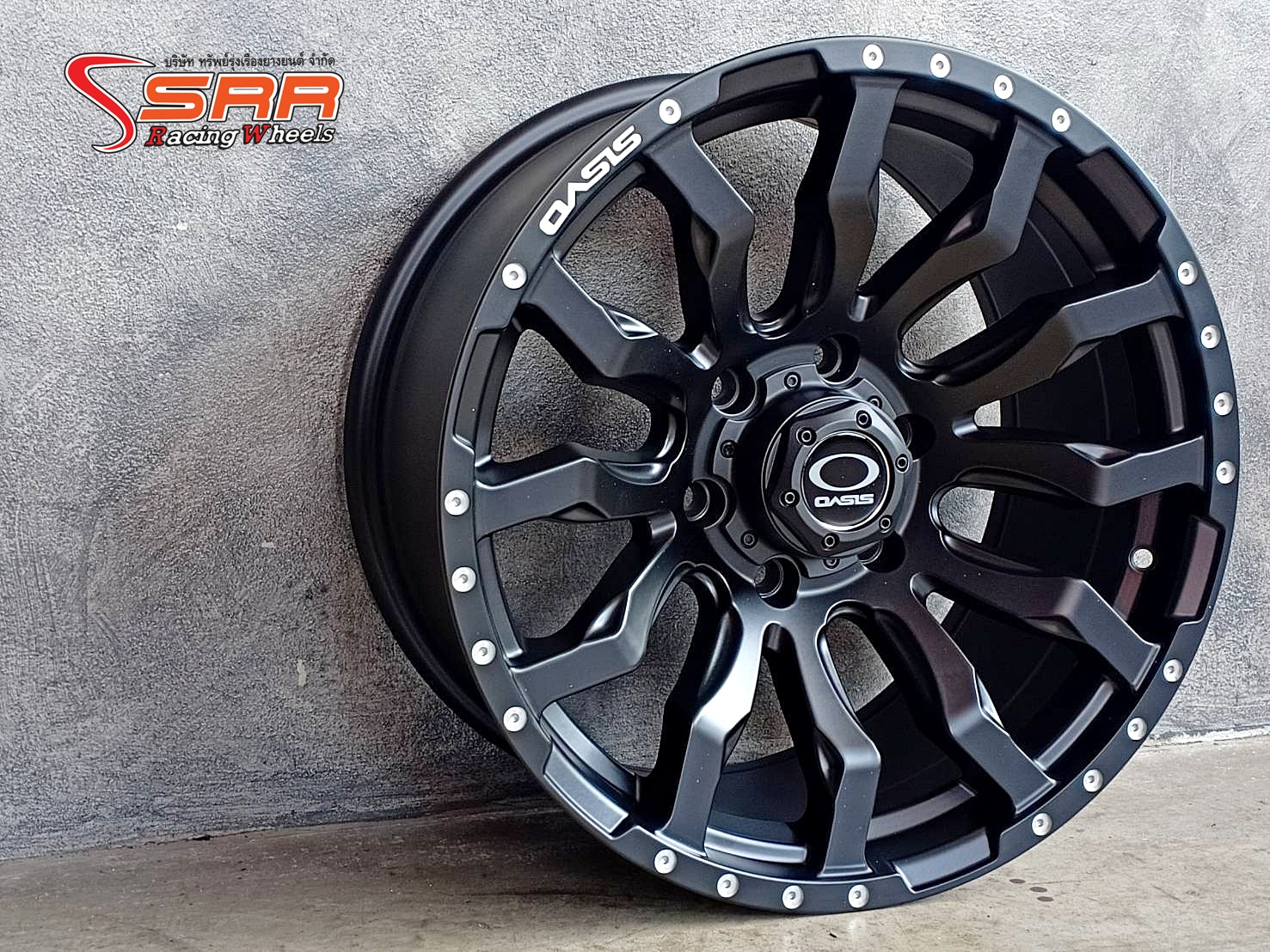 MARVEL-26 OASIS ขอบ18 6H139.7 ET+12 MATTE BLACK+ MILLING POINT