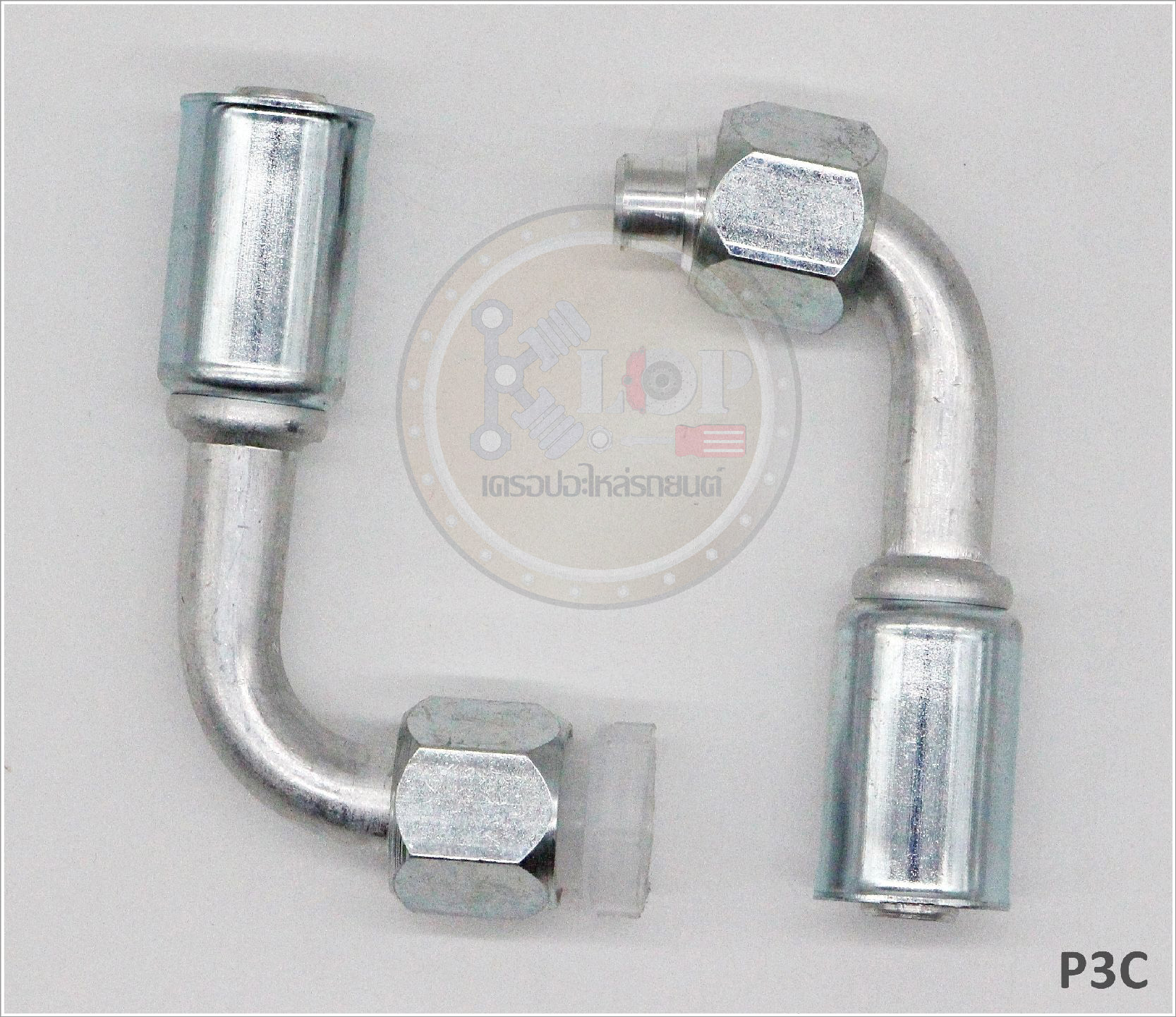 P3C พิตติ้ง 1/2 -90องศา โอริง R134a (ปลอกเหล็ก) (Vinn)