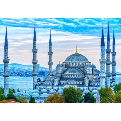 Bluebird Puzzle - The Blue Mosque By Luciano Mortula 1000 pcs.