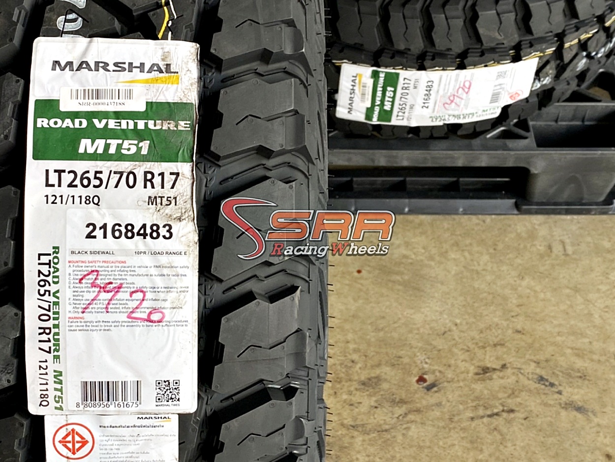 MARSHAL ROAD VENTURE MT51 265/70R17 ยางใหม่มัดเทอร์เรน ราคาพิเศษ