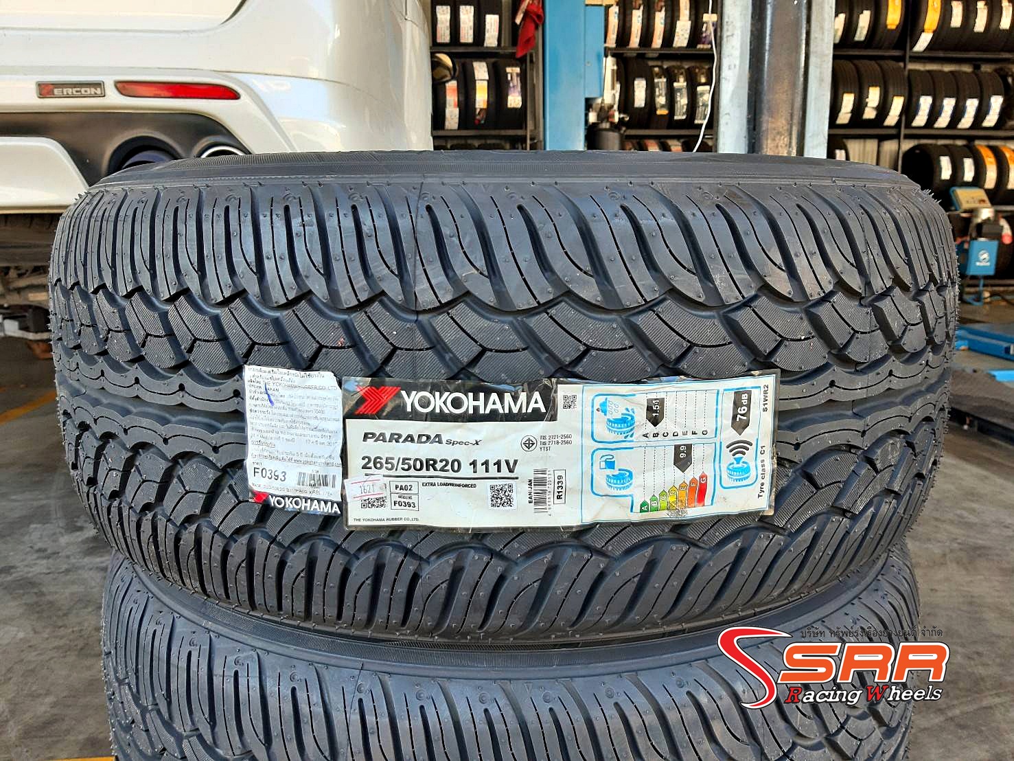 YOKOHAMA PARADA Spec-X 265/50R20 ยางใหม่ปี2021 ราคาพิเศษ