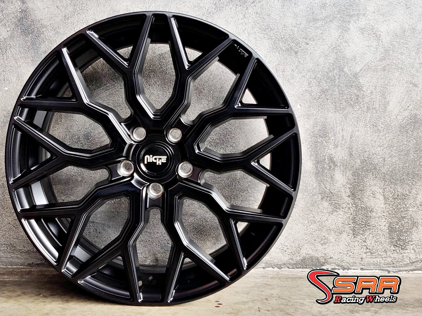 NICHE MAZZANTI ขอบ19 5H114.3 ET35 MATTE BLACK ราคาพิเศษ