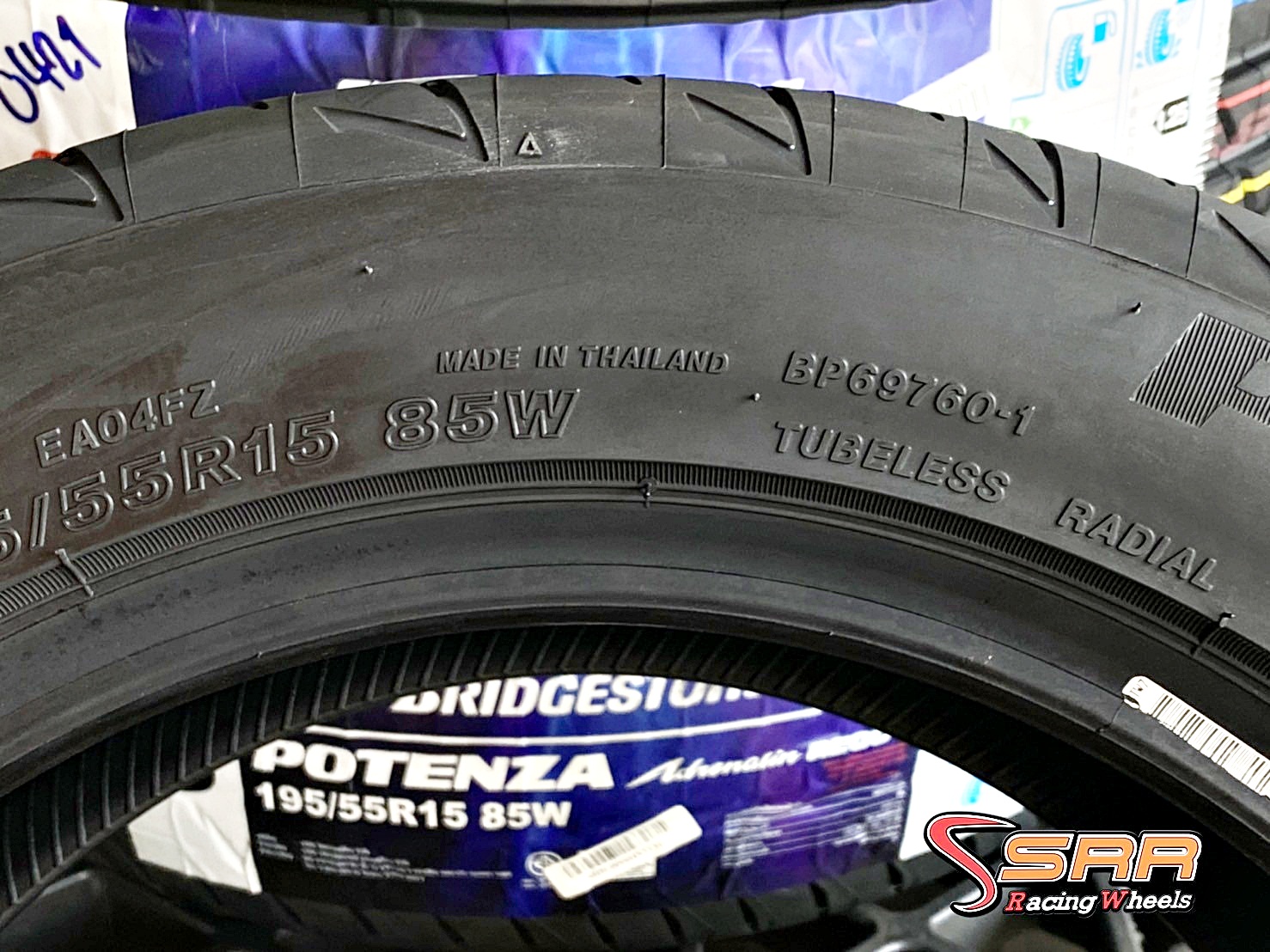 BRIDGESTONE RE004 195/55R15 ยางเข้าใหม่ปี2021 ราคาพิเศษ