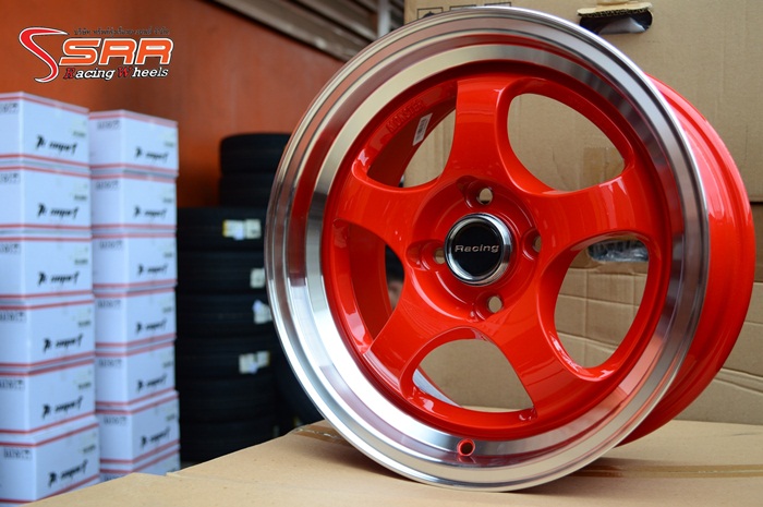 S1R DS-021 ขอบ15 สีแดงขอบเงา