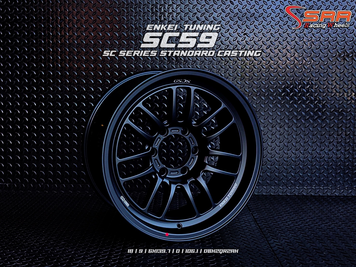 ENKEI TUNING SC59 ขอบ18 6H139.7 ET0 DBK2QR2AK มีจำหน่ายที่ร้านSRR