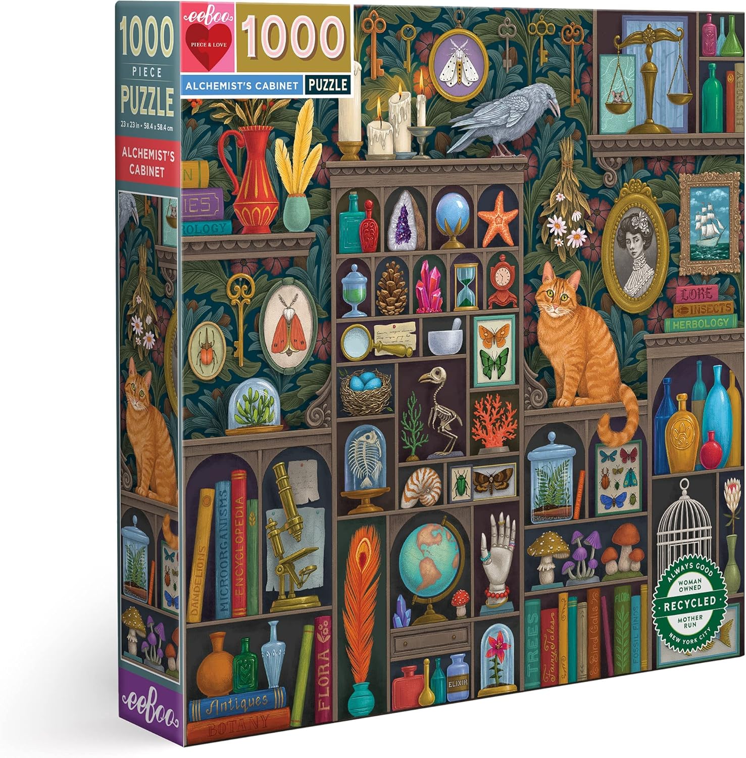 eeBoo - Alchemist's Cabinet By Vasilisa Romanenko 1000 pcs.