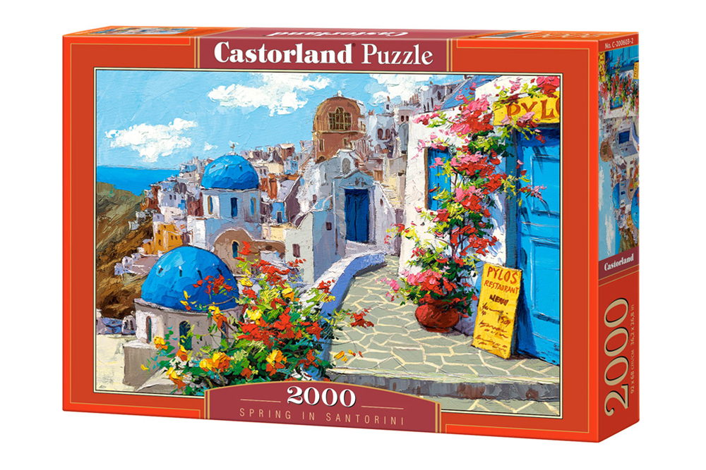 Castorland - Spring in Santorini by Viktor Shvaiko 2000 pcs.