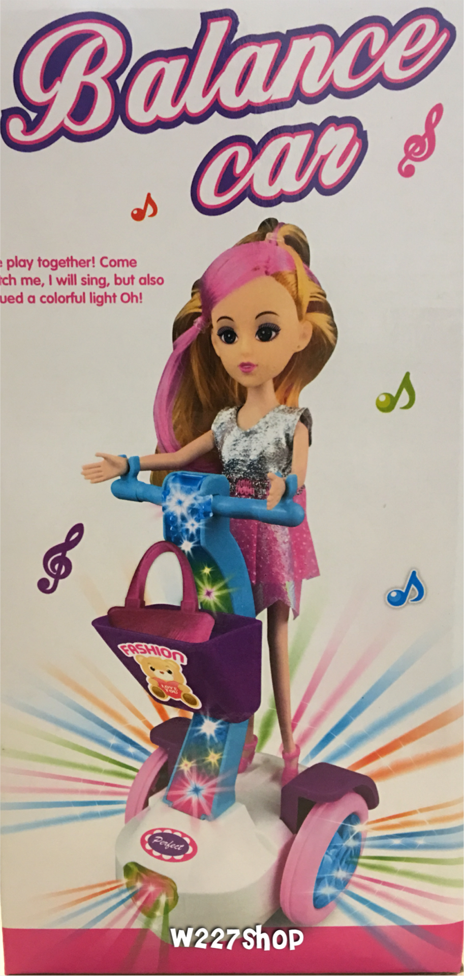 ตุ๊กตาขี่สกู๊ตเตอร์ใส่ถ่าน