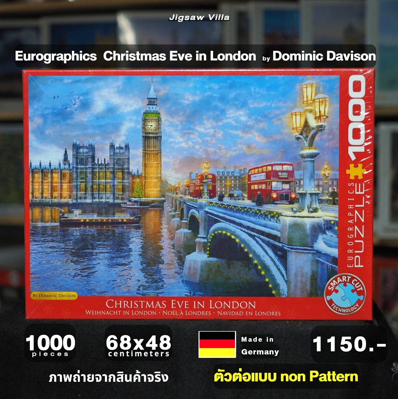 Eurographics - Christmas Eve in London by Dominic Davison (Non-Pattern) 1000 pcs.