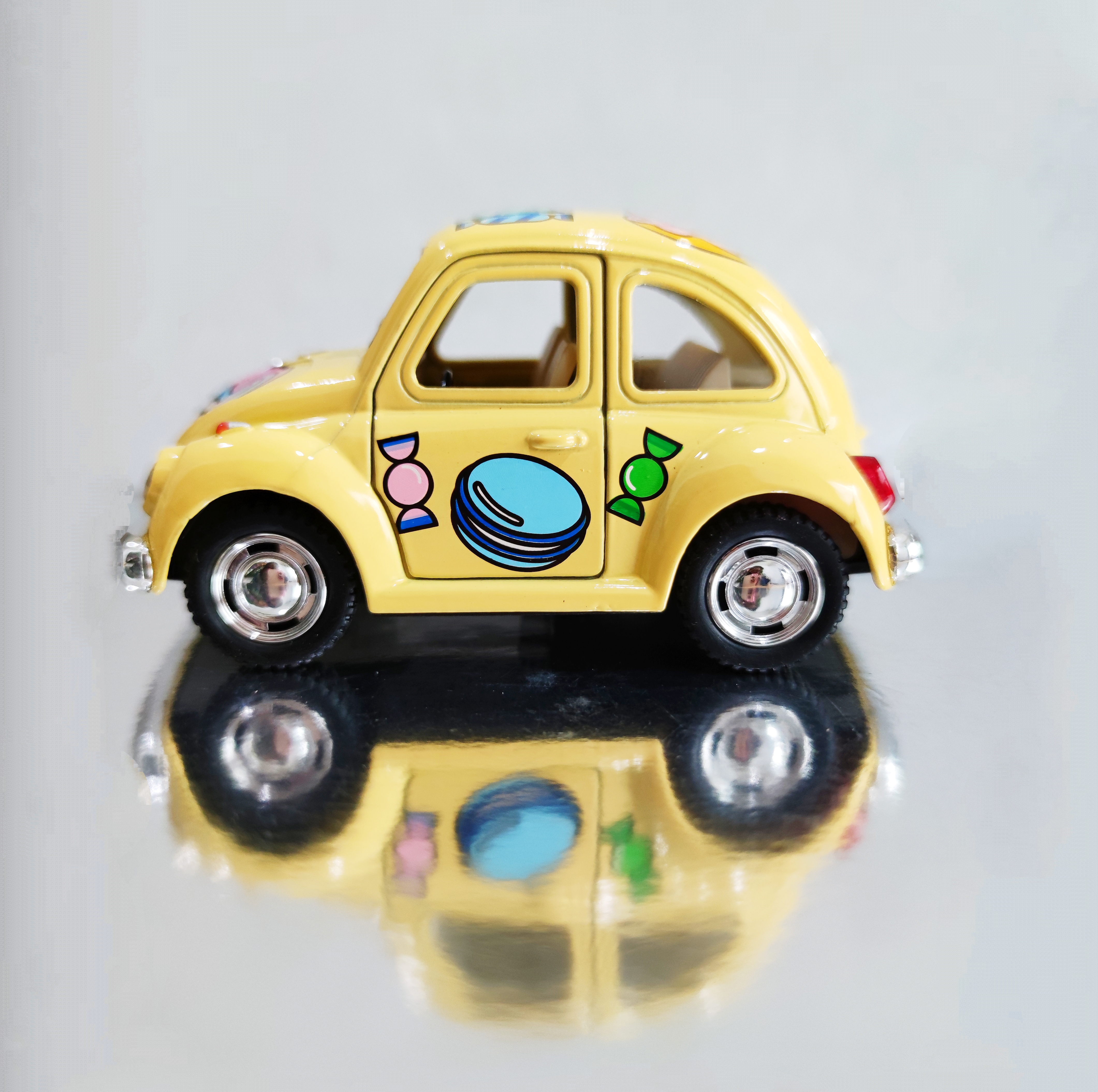 รถโฟล์คเต่า 1967 Volkswagen classical beetle โมเดลรถเหล็ก ขนาด 4 นิ้ว (ปลีก-ส่ง)