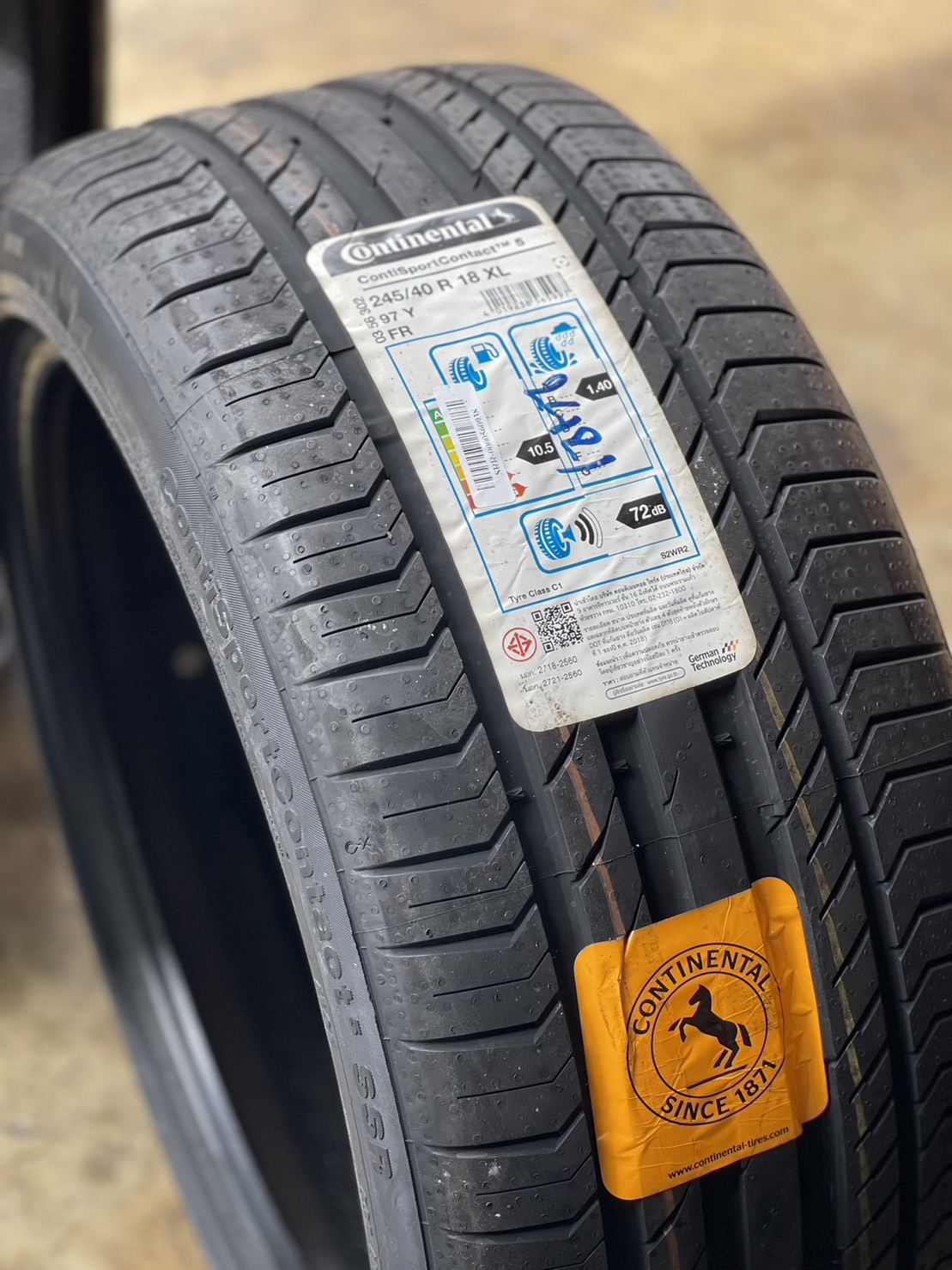 Continental ContiSportContact 5 MOE SSR 245/40R18 ลดราคาพิเศษ