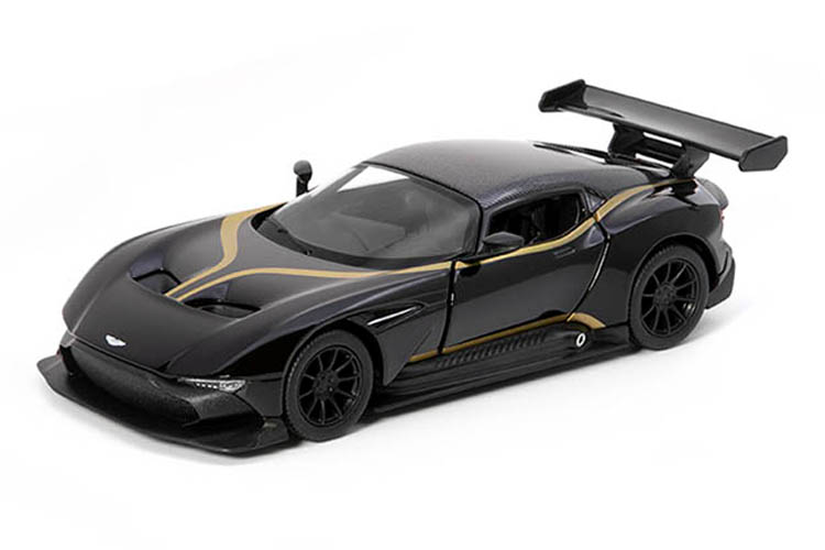 Aston Martin Vulcan พิมพ์ลาย Scale 1:38 โมเดลรถเหล็ก (ปลีก-ส่ง)
