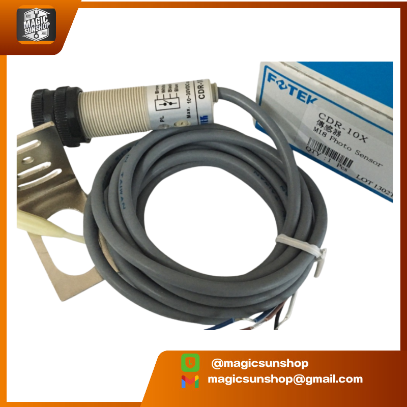 PHOTO SENSOR CDR-10X FOTEX TYPE CDR-10X 10-30VCD OUT 1.5W