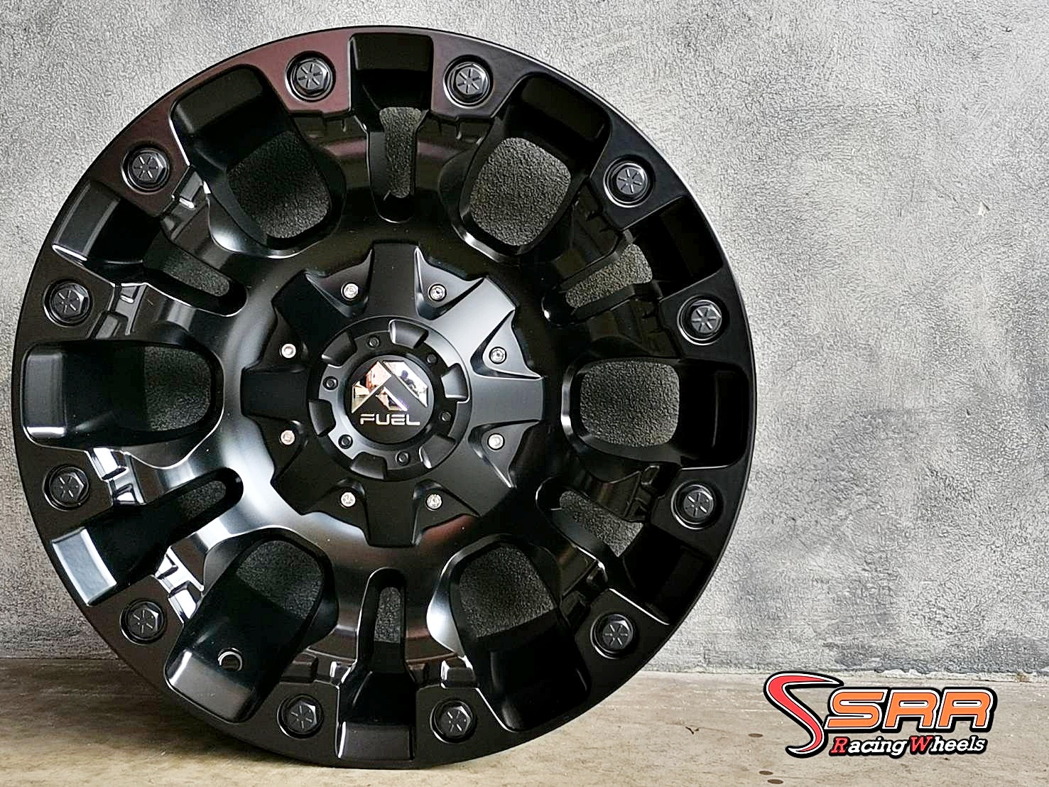 FUEL VAPOR D560 17x9 6H139.7 ET20 MATTE BLACK ล้อแท้แบรนด์America