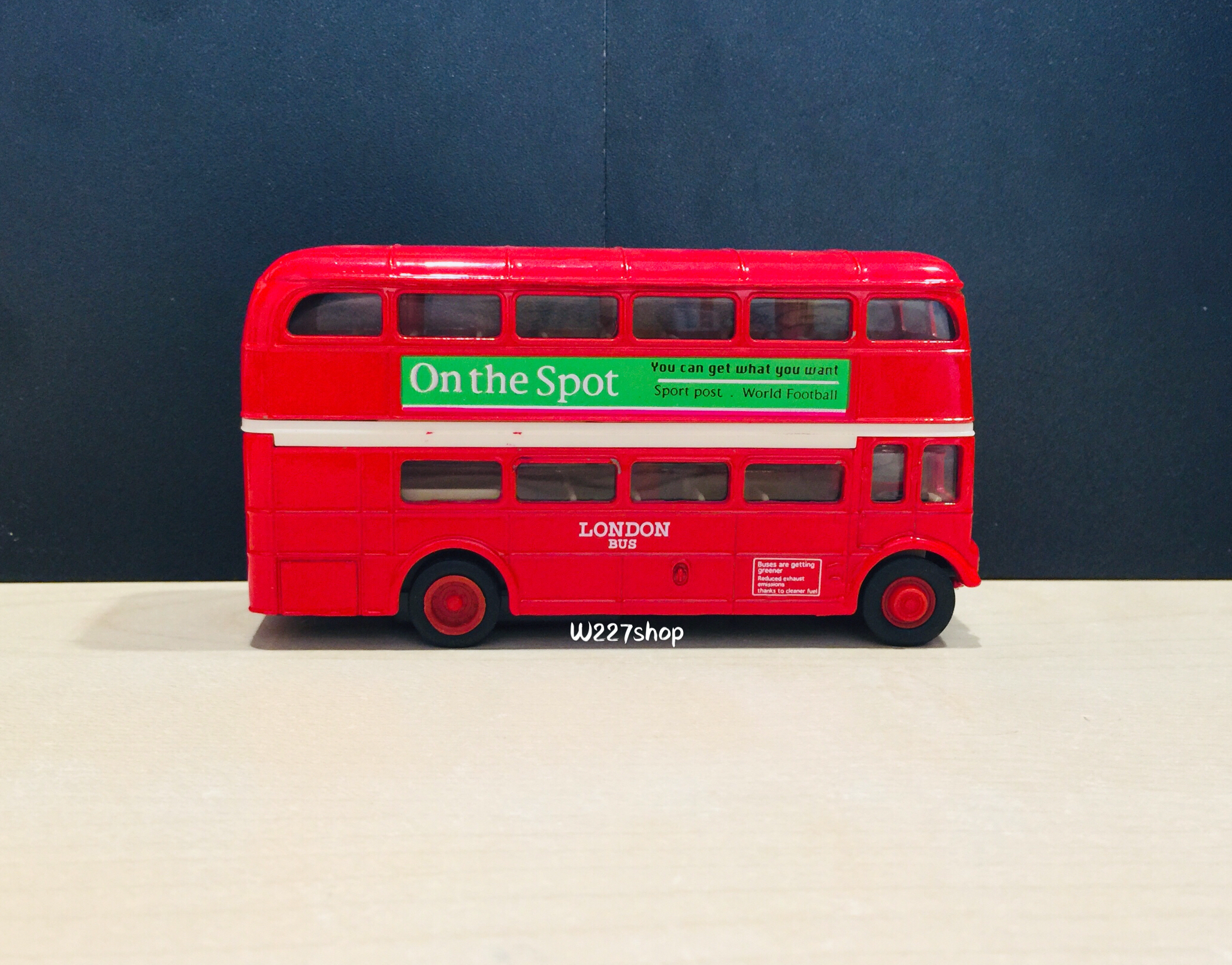 โมเดลรถเหล็ก ลอนดอนบัส London bus (ปลีก-ส่ง)