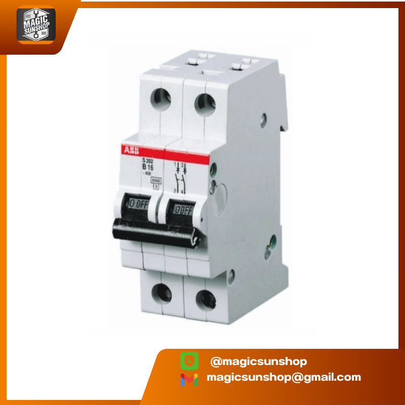 925078 ABB Circuit Breaker S202-2P-32A-440VAC