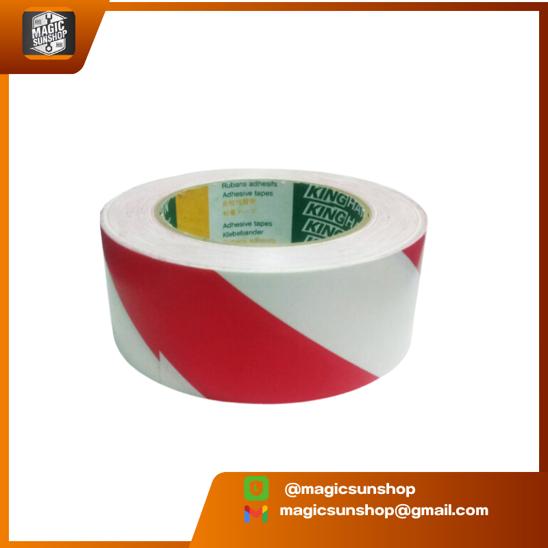 918845 U-YPE(WH/RD)WARNING TAPE 70mm x 500mtr เทปกั้นเขต ยูโรเทป