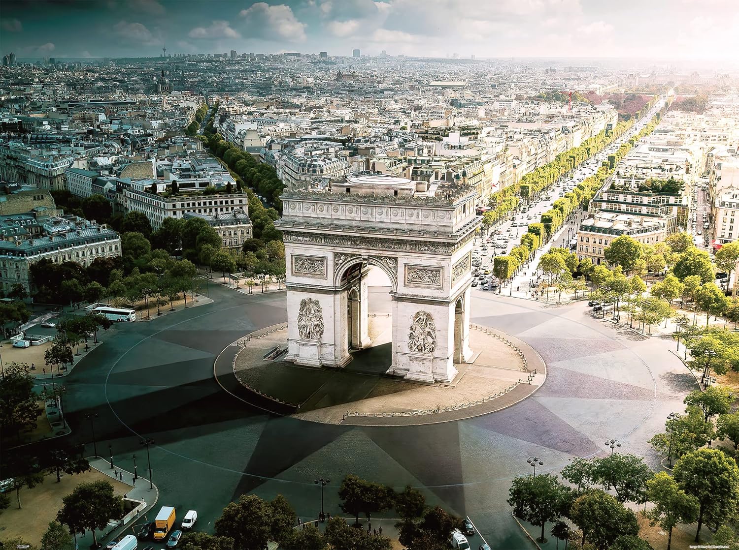Pintoo - Arc De Triomphe, Paris / Henry Do 1200 pcs.