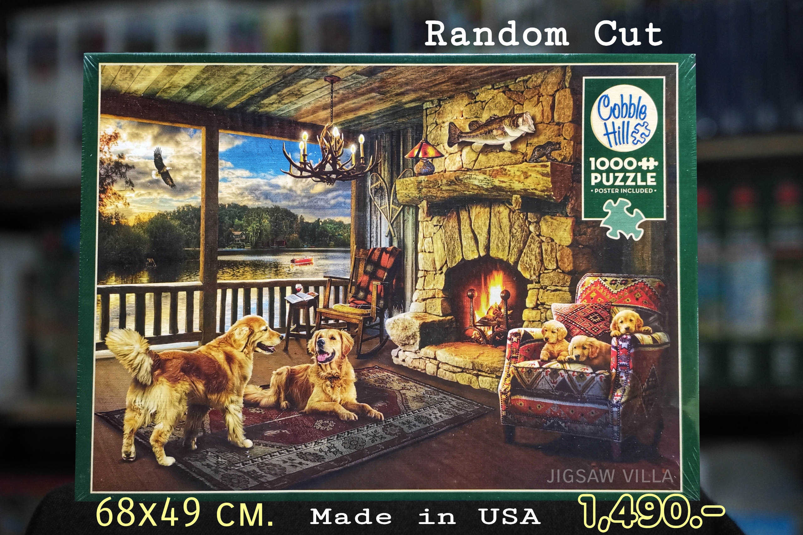 Cobble Hill - Lakeside Cabin (Random Cut) 1000 pcs.