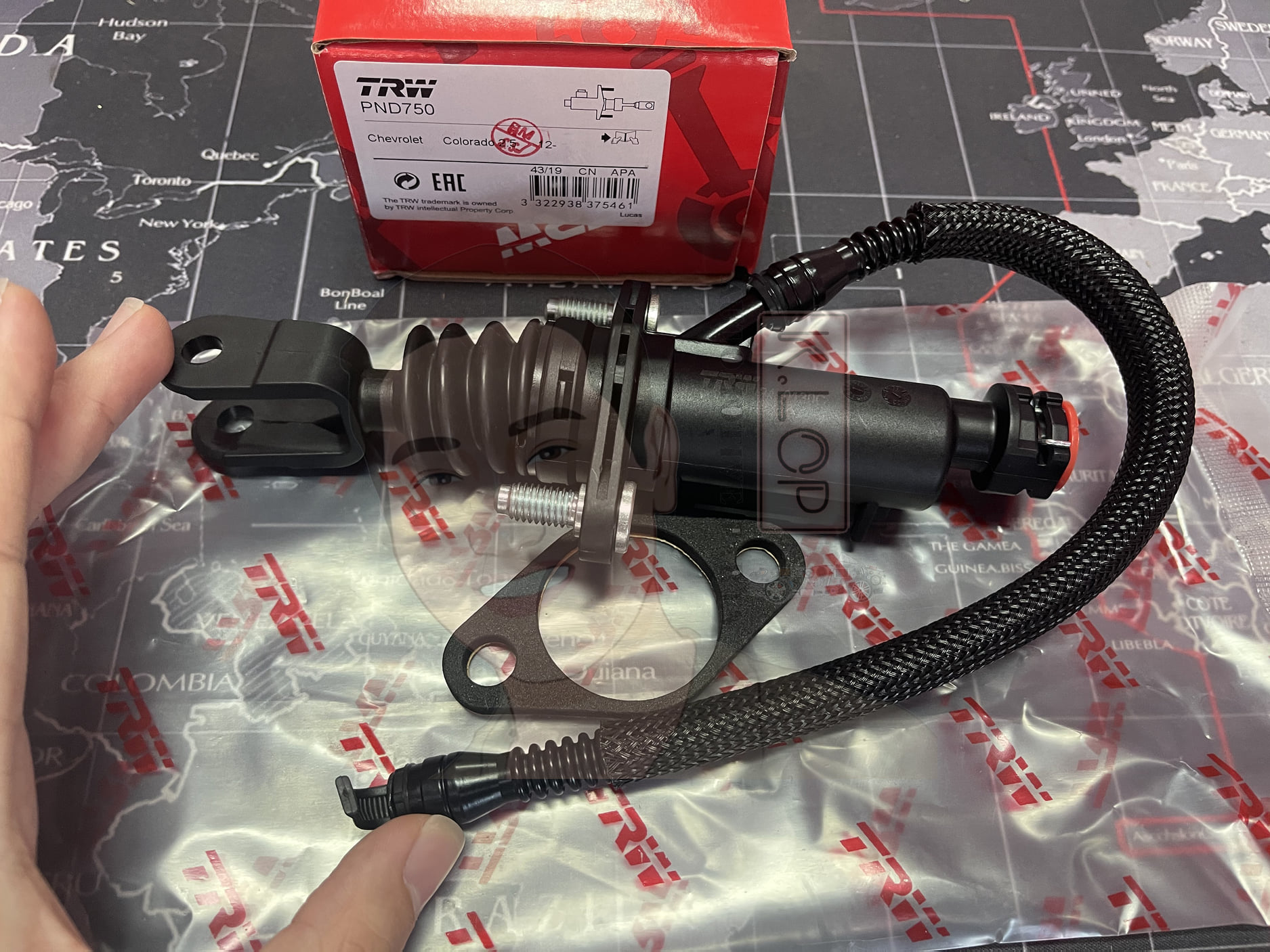 PND750 แม่ปั๊มคลัทช์-บน Chevrolet Colorado ปี2004-2011,2012-ON 2.5/3.0D ขนาด3/4"นิ้ว (พลาสติก)