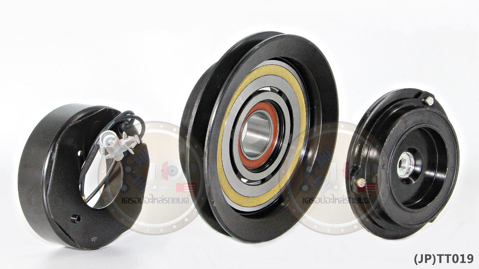 (JP)TT019-JP ชุดหน้าคลัทช์(Vinn) Toyota TIGER 10PA15C 1ร่อง (ญี่ปุ่น) 145mm. 1A 12V.