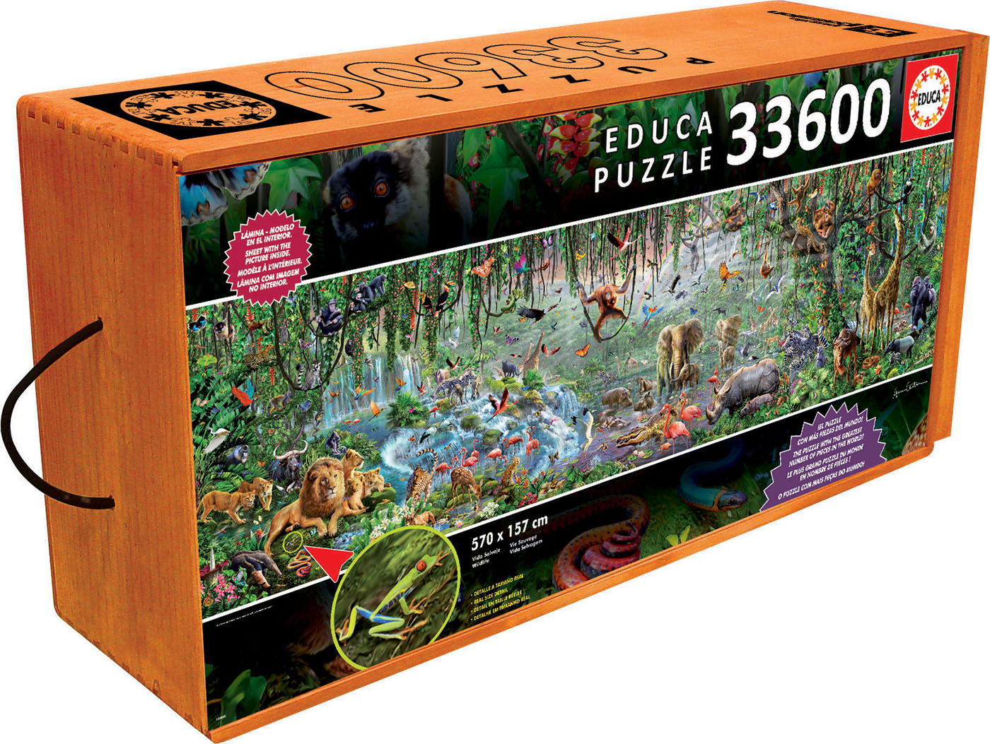 Educa - Wild Life by Adrian Chesterman 33600 pcs.