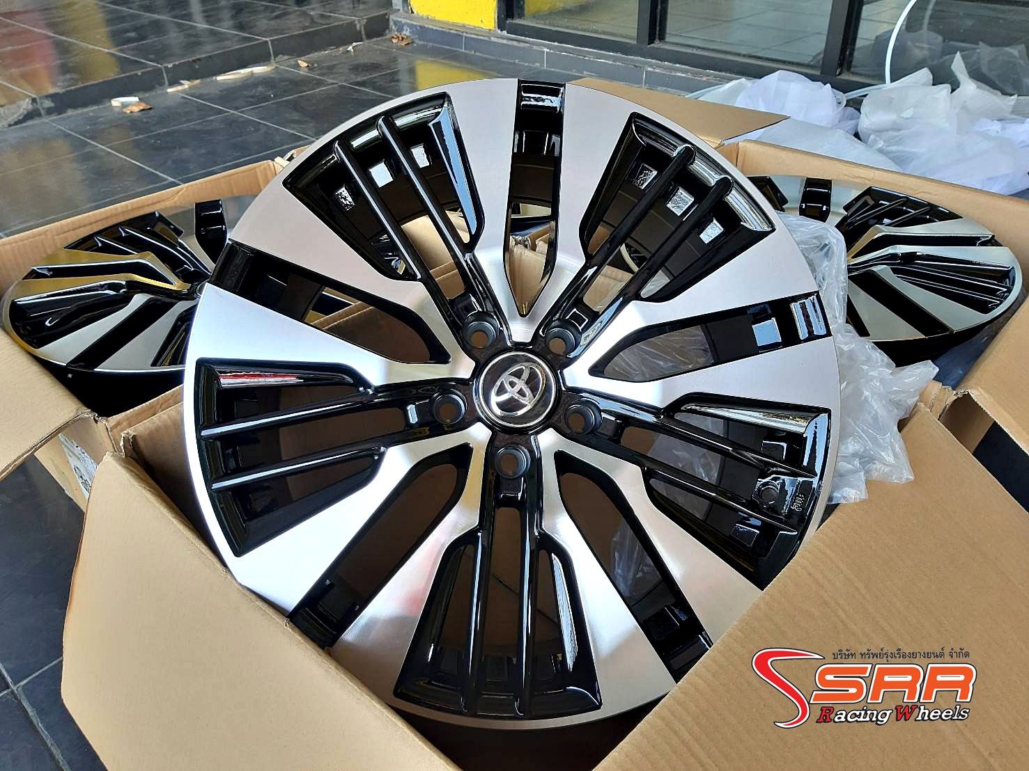 ล้อแม็กซ์ สำหรับใส่รถ TOYOTA ALPHARD , VELLFIRE , CAMRY ขอบ18 นิ้ว