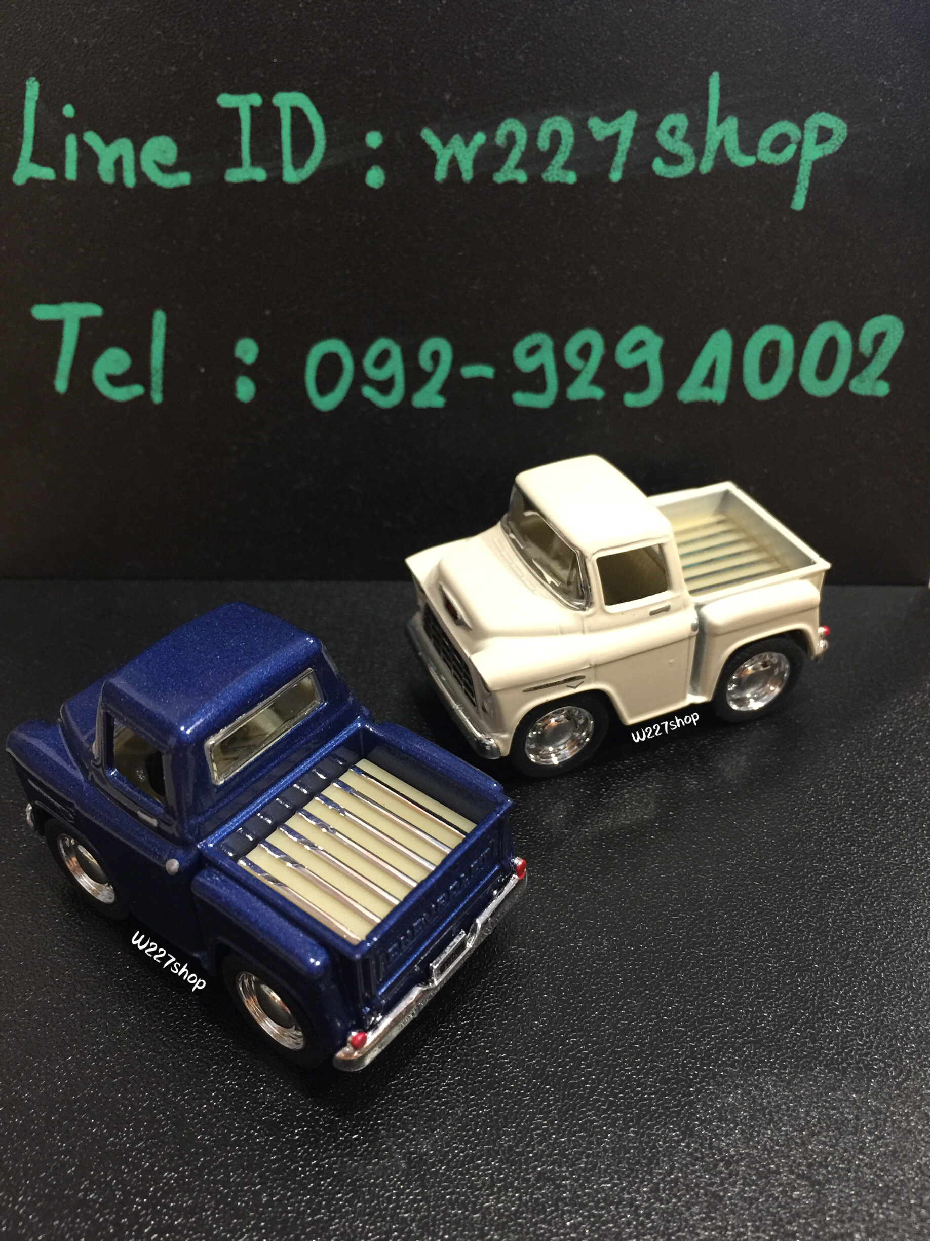 โมเดลรถเหล็ก รถกระบะ Stepside Junior ขนาด 2 นิ้ว กดลาน (ปลีก-ส่ง)