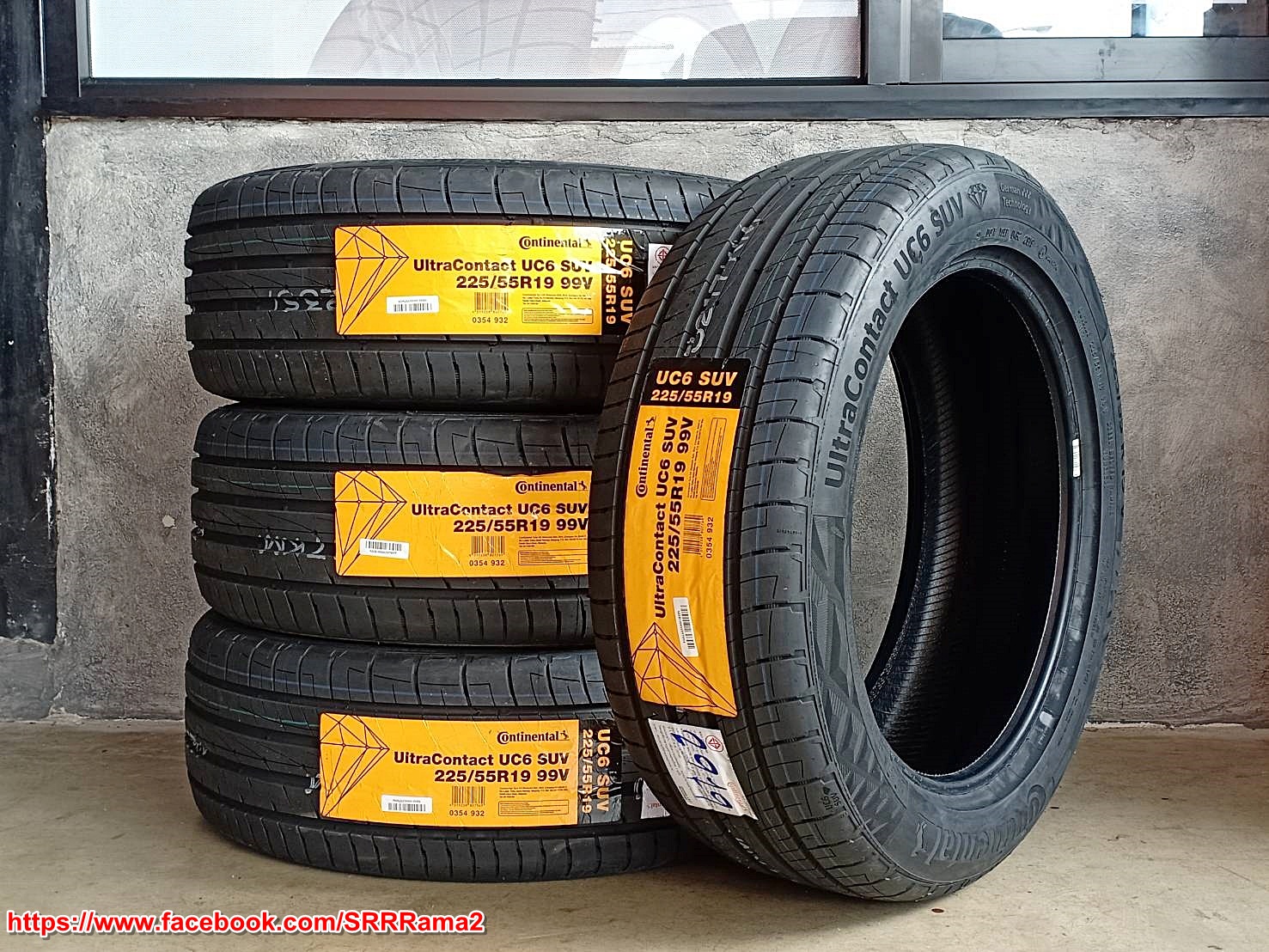 Continental UltraContact UC6 SUV 225/55R19 ยางสำหรับรถMazda CX5