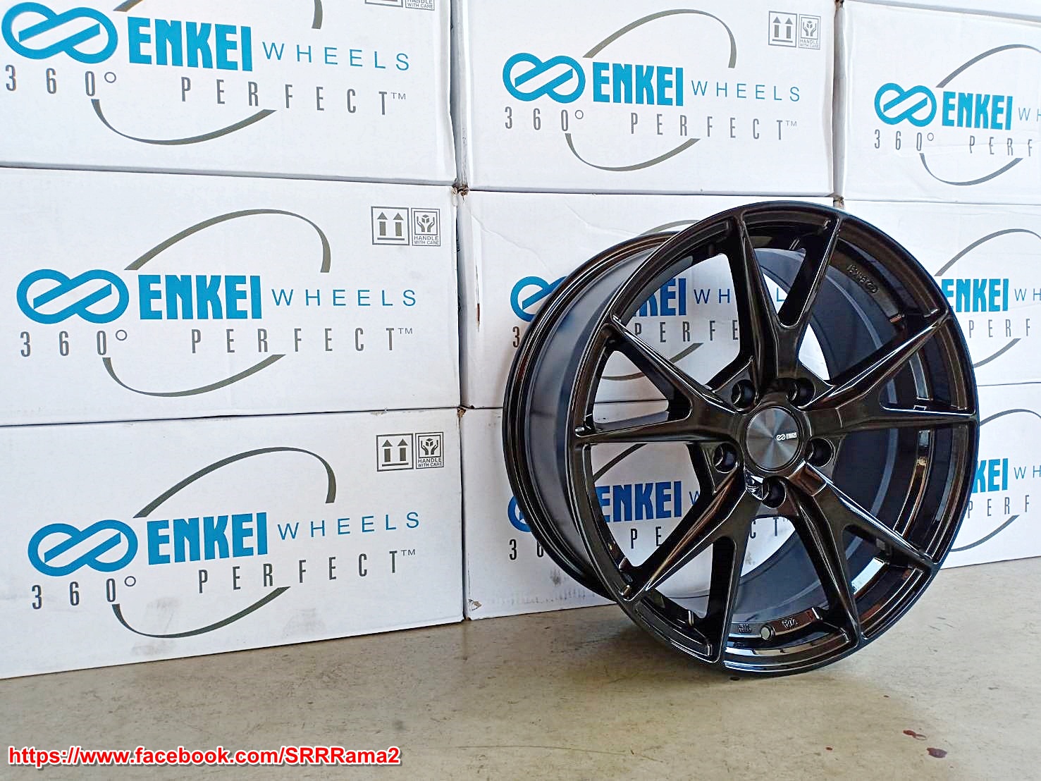 ENKEI PHOENIX ขอบ17 ET38 5x114.3 GBK1 สีดำเงา