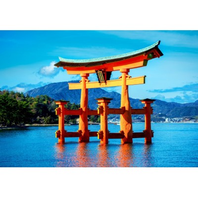 Bluebird Puzzle - The torii of Itsukushima Shrine 1500 pcs.