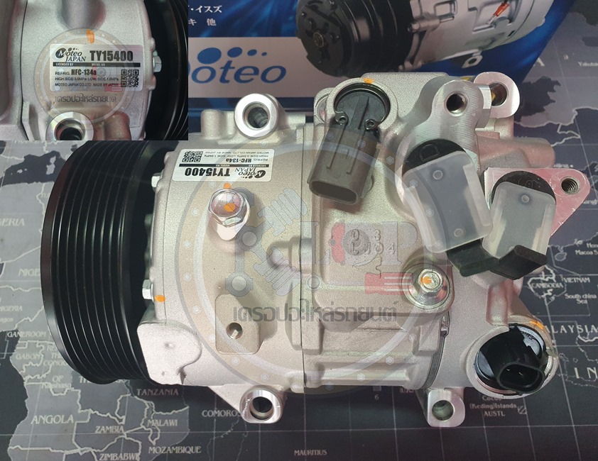 TY15400 (คอมแอร์ ยี่ห้อMOTEO) Toyota CAMRY 2.0L (ACV50) TSE17C ปี 2012-2017