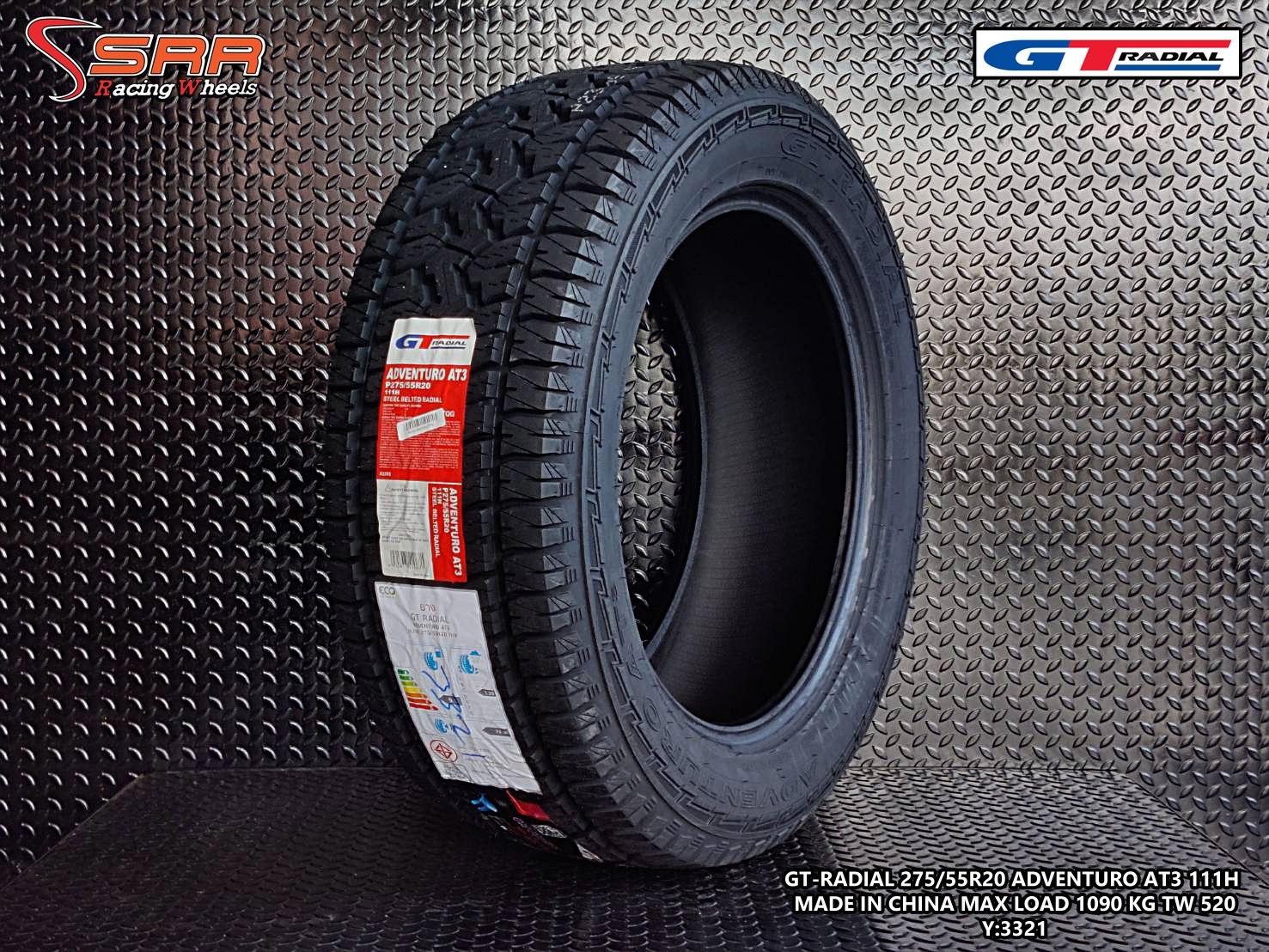 GT Radial ADVENTURO AT3 275/55R20 ยางใหม่ ปี2021 ราคาพิเศษ