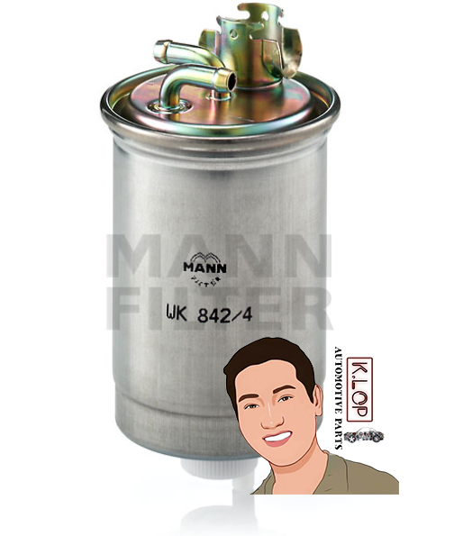 WK842/4 กรองโซล่า VW ALHAMBRA(7V),VW T4,GOLF2/3,VENTO,PASSAT : MANN-FILTER แท้นำเข้ายุโรป