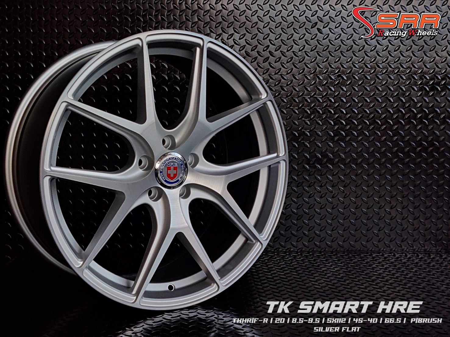HRE ล้อไทย ขอบ20 หน้า8.5 หลัง9.5 5H112 สำหรับใส่รถMercedes-Benz
