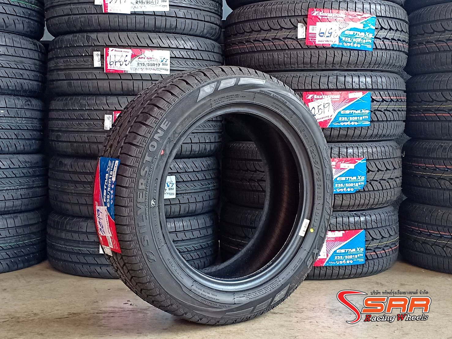 SILVERSTONE ESTIVA X5 235/55R18 ยางใหม่ปี19 ลดราคาพิเศษ