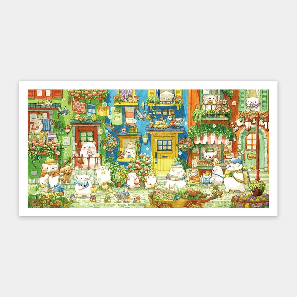 Pintoo - ちっぷ - Colorful Street by Stkumachip 800 pcs.