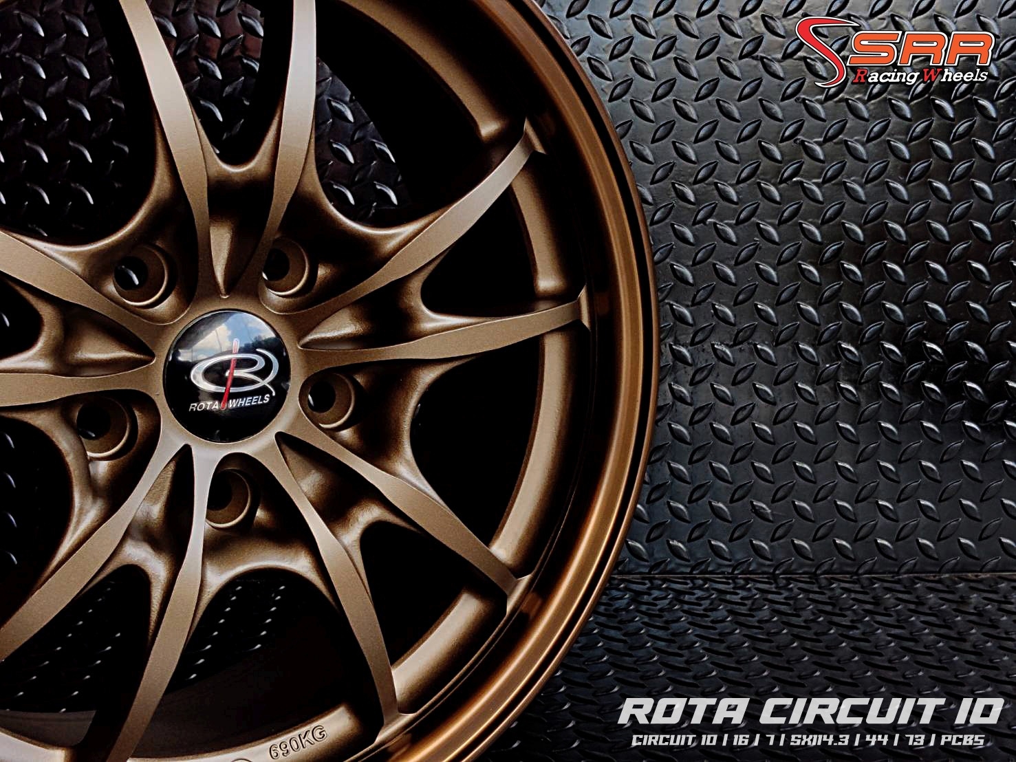 ROTA CIRCUIT 10 ขอบ16 5H114.3 ET44 PCBS ราคาพิเศษ