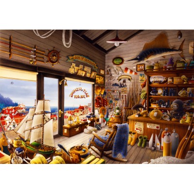 Bluebird Puzzle - Joe & Roy Bait & Fishing Shop by Hiroyuki Tanikawa 1000 pcs.
