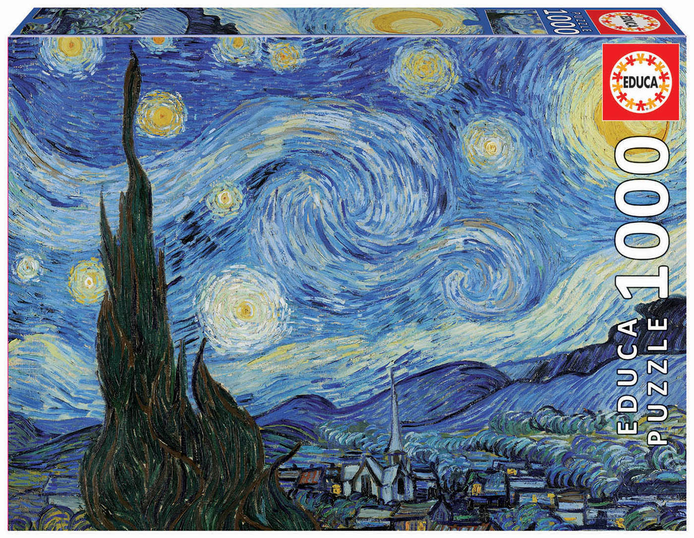 Educa - The Starry Night by Vincent Van Gogh 1000 pcs.